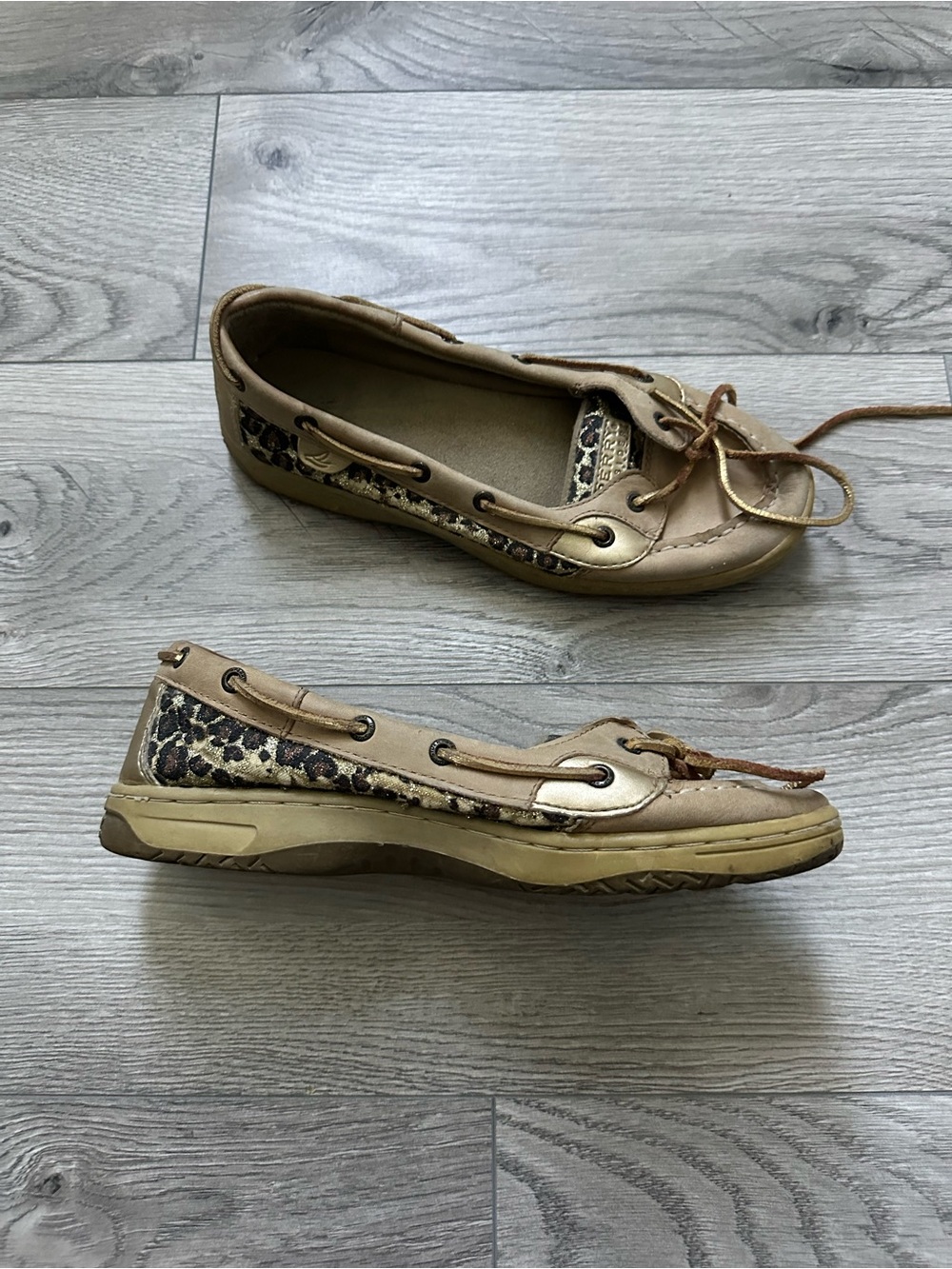 Leopard Print Sperry